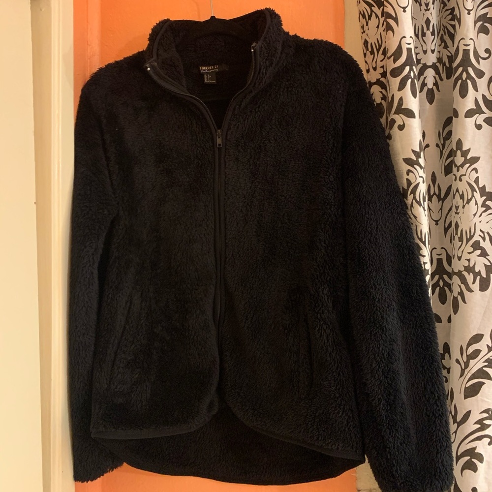 Black teddy jacket